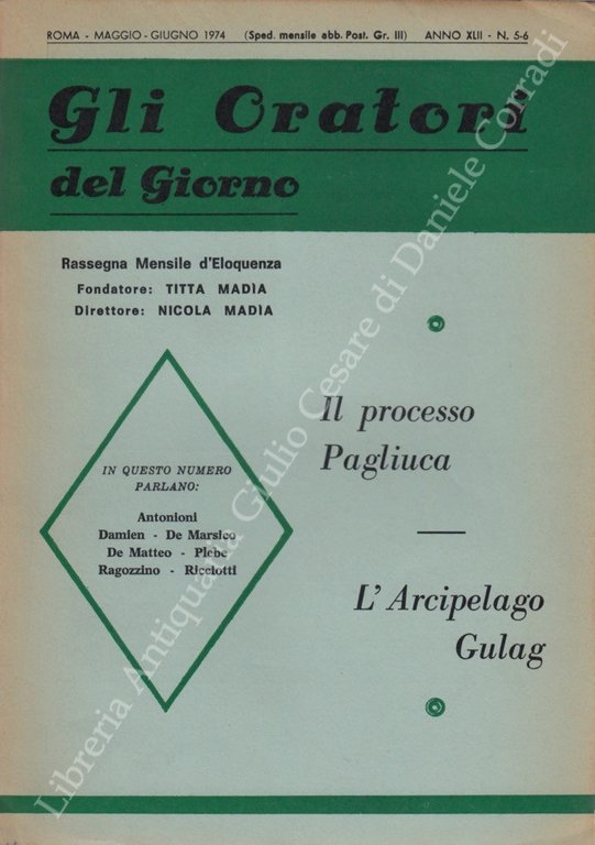 Gli oratori del giorno. Rassegna mensile d'eloquenza. Anno XLII - … | Immagine Gallery 2