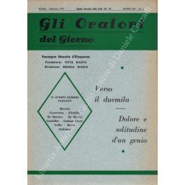 Gli oratori del giorno. Rassegna mensile d'eloquenza. Anno XLV - …