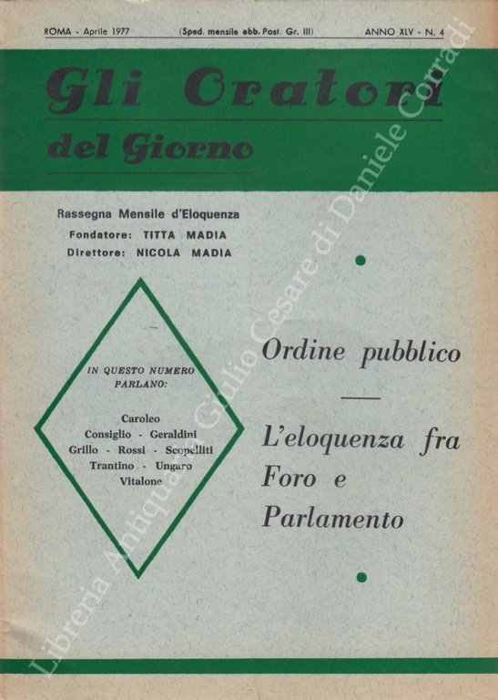 Gli oratori del giorno. Rassegna mensile d'eloquenza. Anno XLV - … | Immagine Gallery 2