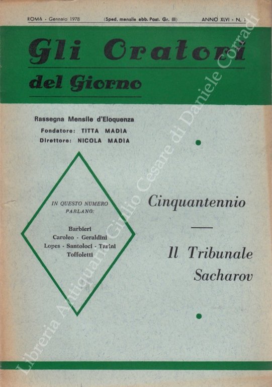 Gli oratori del giorno. Rassegna mensile d'eloquenza. Anno XLVI - … | Immagine Gallery 2