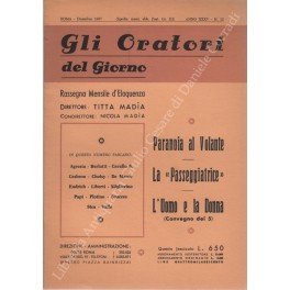 Gli oratori del giorno. Rassegna mensile d'eloquenza. Anno XXXV - … | Immagine principale