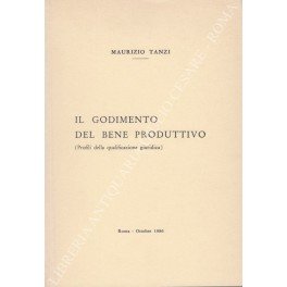 Godimento del bene produttivo. (Profili della qualificazione giuridica)