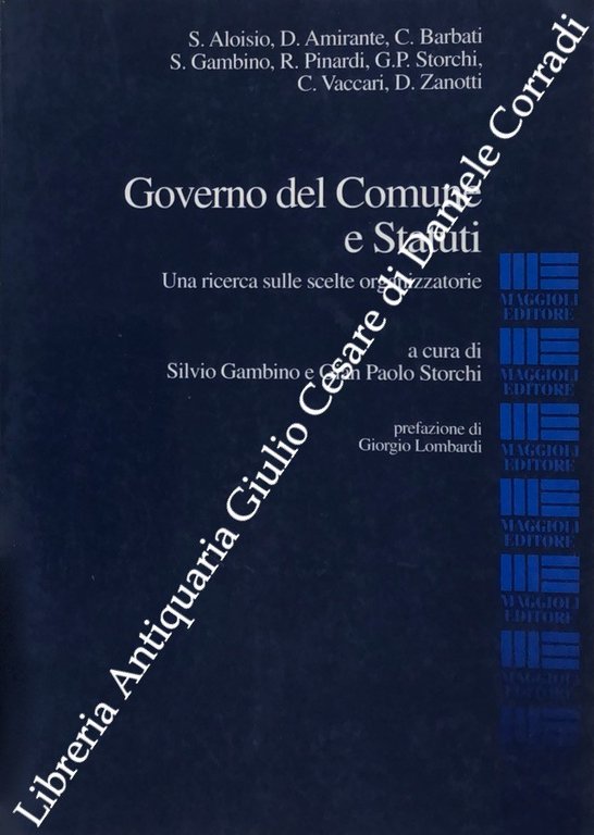 Governo del Comune e Statuti. Una ricerca sulle scelte organizzatorie. … | Immagine Gallery 2