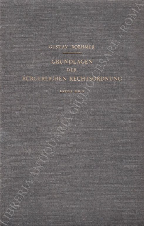 Grundlagen der Burgerlichen Rechtsordnung. Erstes Buch Das burgerliche Recht als … | Immagine Gallery 2