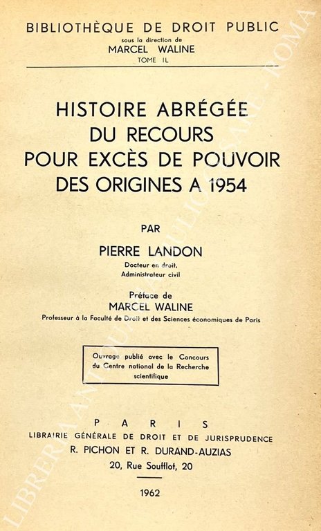 Histoire abregee du recours pour exces de pouvoir des origines … | Immagine Gallery 2