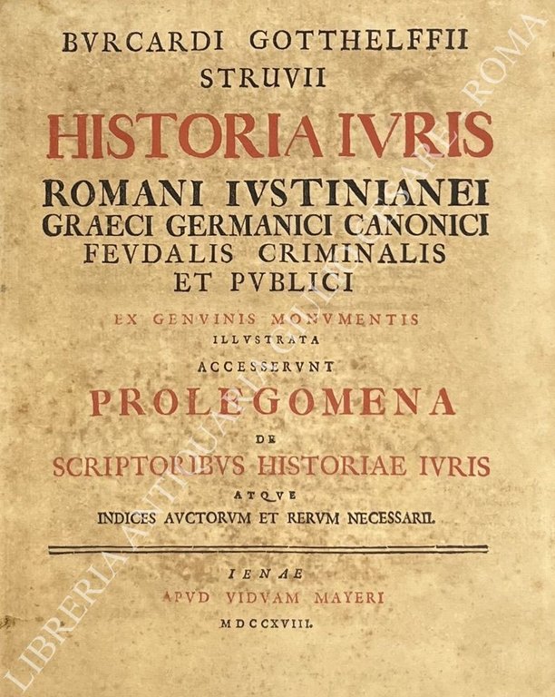 Historia iuris romani iustinianei graeci germanici canonici feudalis criminalis et … | Immagine Gallery 2
