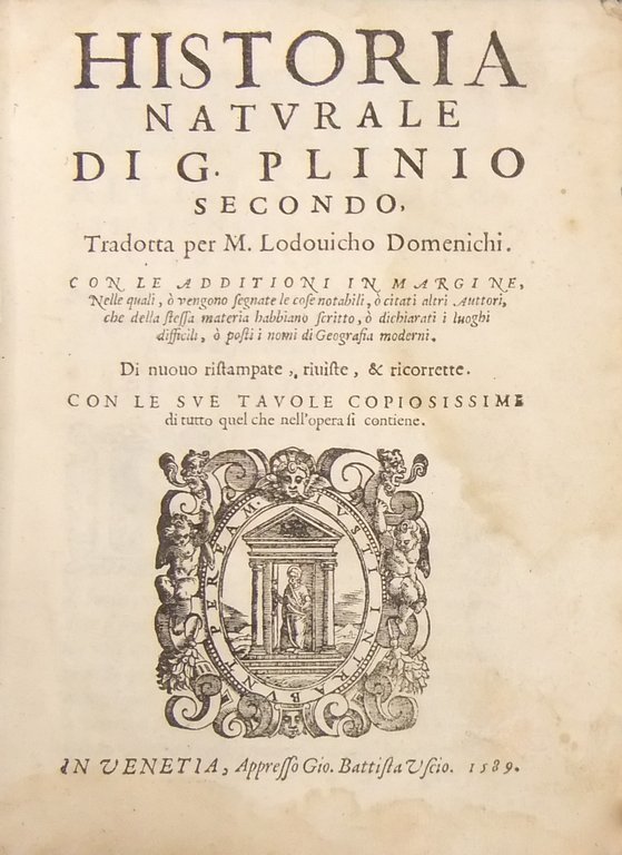 Historia naturale di G. Plinio Secondo. Tradotta per M. Lodouicho … | Immagine Gallery 2