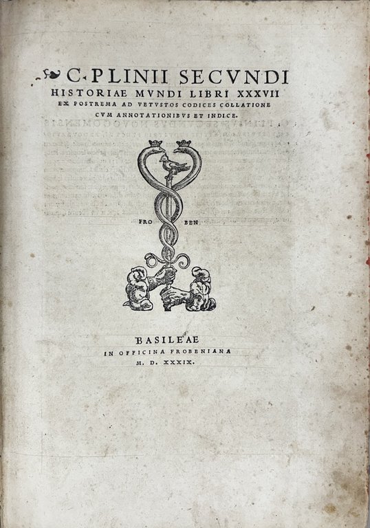 Historiae Mundi Libri XXXVII. Ex postrema ad vetustos codices collatione … | Immagine Gallery 2