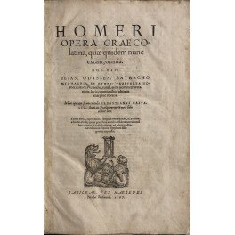 Homeri opera graeco-latina quae quidem nunc extant, omnia. Hoc est: …