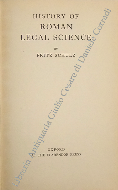 Hystory of Roman Legal Science | Immagine Gallery 2