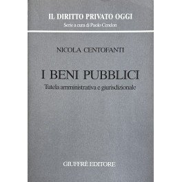 I beni pubblici. Tutela amministrativa e giurisdizionale