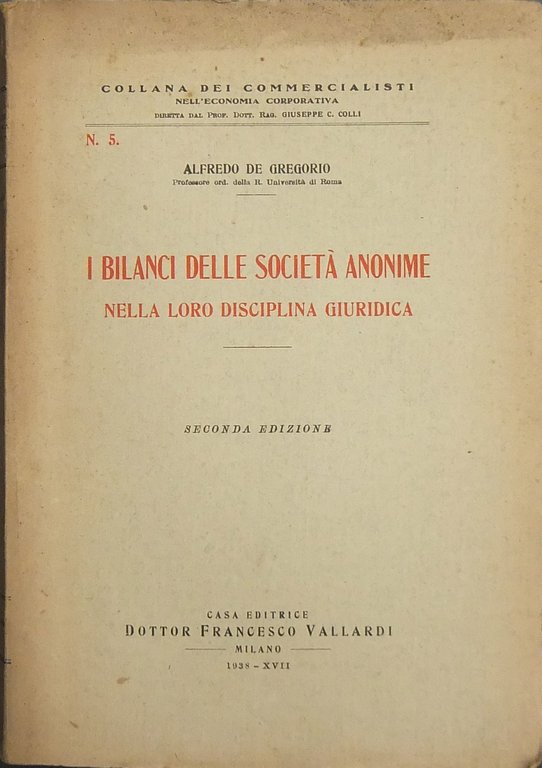 I bilanci delle società anonime nella loro disciplina giuridica | Immagine Gallery 2