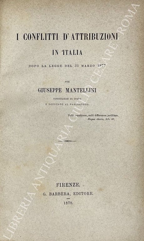 I conflitti di attribuzioni in Italia dopo la legge del … | Immagine Gallery 2