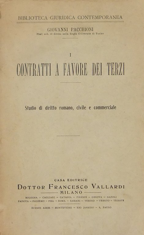 I contratti a favore di terzi. Studio di diritto romano, … | Immagine Gallery 2
