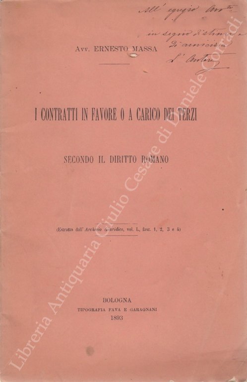 I contratti in favore o a carico dei terzi secondo … | Immagine Gallery 2