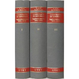 I contratti in generale. Aggiornamento 1991-1998 (3 tomi)
