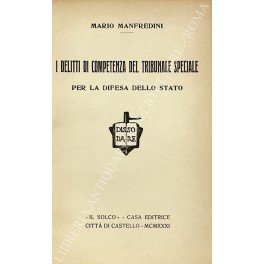 I delitti di competenza del tribunale speciale per la difesa …