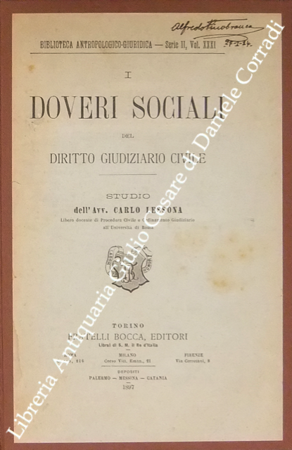 I doveri sociali del diritto giudiziario civile. Studio | Immagine Gallery 2