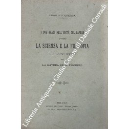 I due gradi nell'unità del sapere ovvero la scienza e …