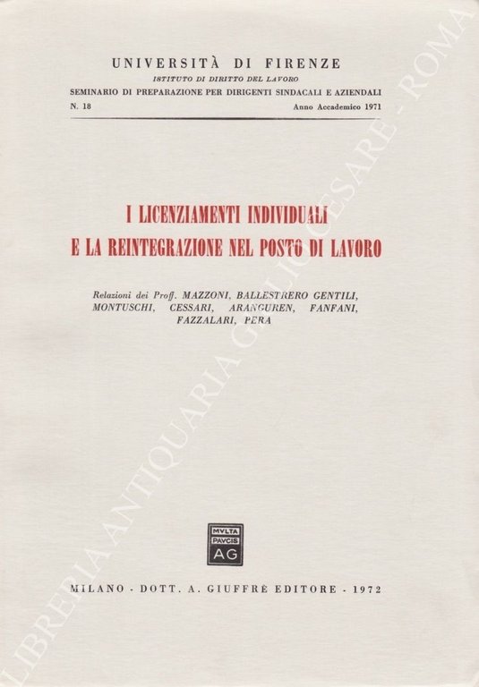 I licenziamenti individuali e la reintegrazione nel posto di lavoro. … | Immagine Gallery 2