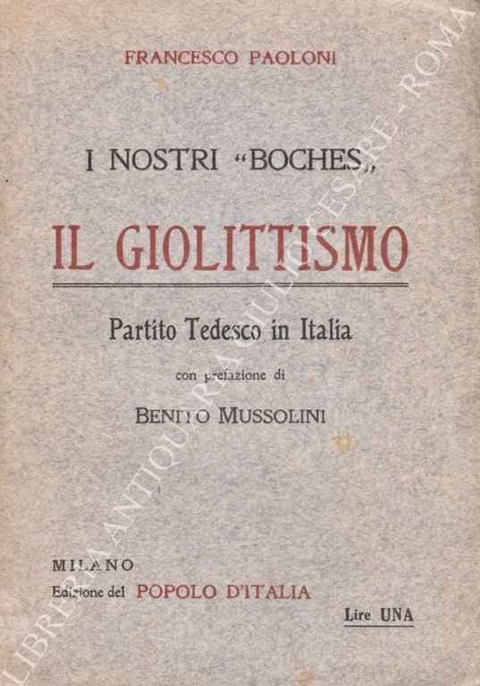 I nostri Boches. Il giolittismo. Partito Tedesco in Italia con … | Immagine Gallery 2