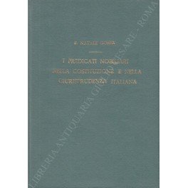 I predicati nobiliari nella Costituzione e nella giurisprudenza italiana