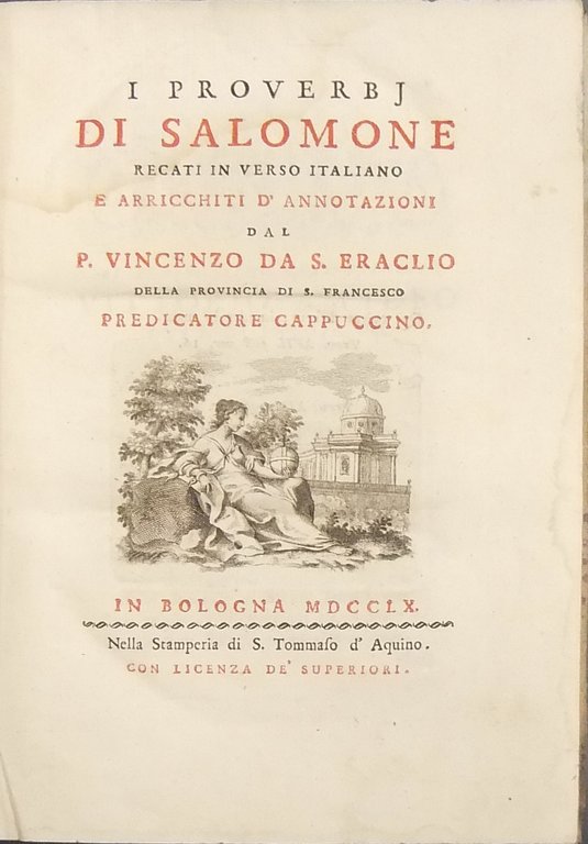 I proverbj di Salomone recati in verso italiano e arricchiti … | Immagine Gallery 2