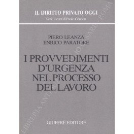 I provvedimenti d'urgenza nel processo del lavoro