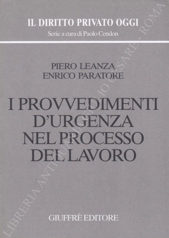 I provvedimenti d'urgenza nel processo del lavoro | Immagine Gallery 2