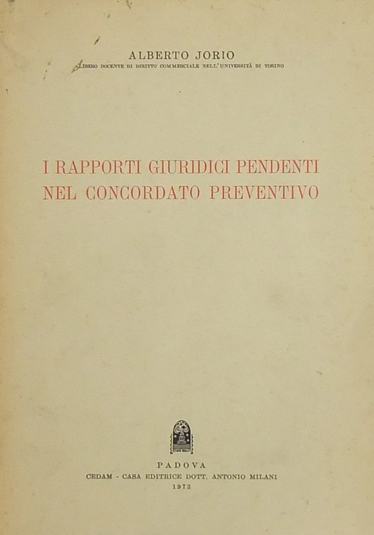 I rapporti giuridici pendenti nel concordato preventivo | Immagine Gallery 2