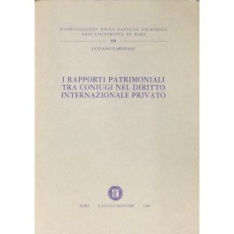 I rapporti patrimoniali tra coniugi nel diritto internazionale privato