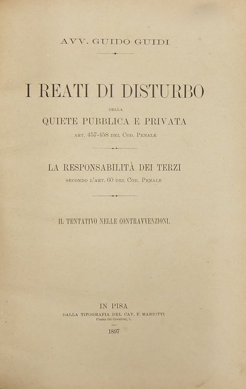 I reati di disturbo della quiete pubblica e privata. Art. … | Immagine Gallery 2