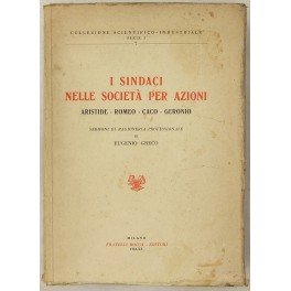 I sindaci nelle società per azioni. Aristide - Romeo - … | Immagine principale