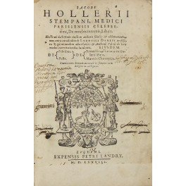 Iacobi Hollerii Stempani. De morbis internis Lib. II. Illustrati doctissimis …