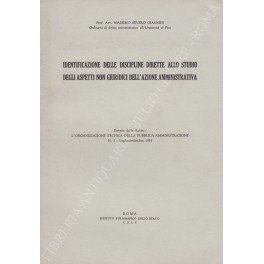 Identificazione delle discipline dirette allo studio degli aspetti non giuridici …