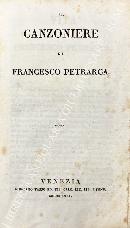 Il Canzoniere | Immagine Gallery 2