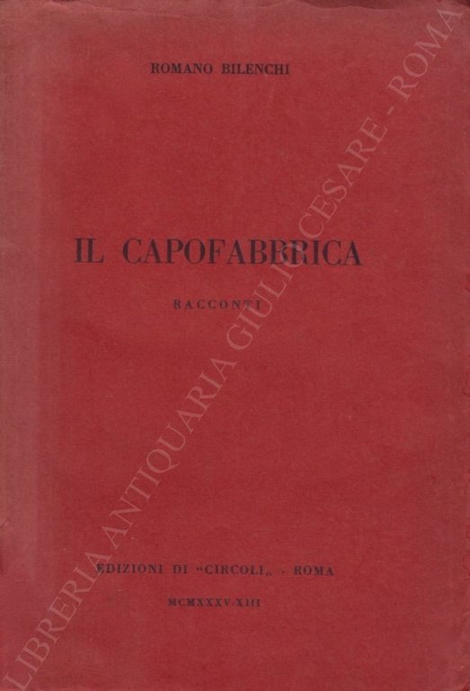 Il capofabbrica. Racconti | Immagine Gallery 2