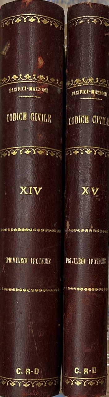 Il Codice civile italiano commentato con la legge romana le … | Immagine principale