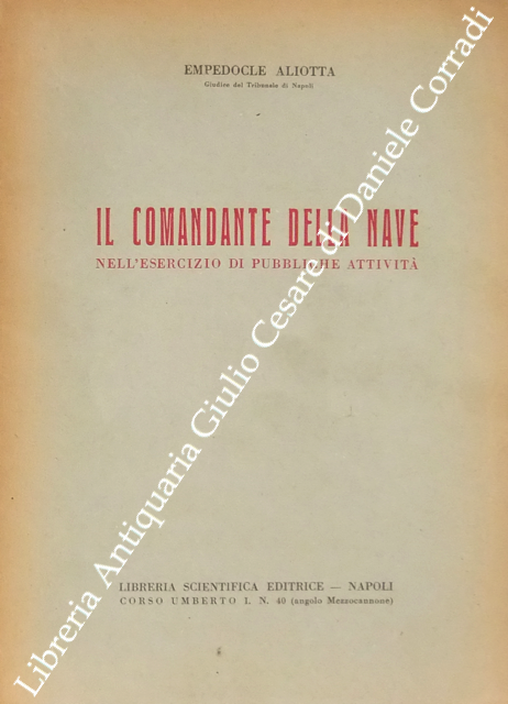 Il comandante della nave nell'esercizio di pubbliche attività | Immagine Gallery 2