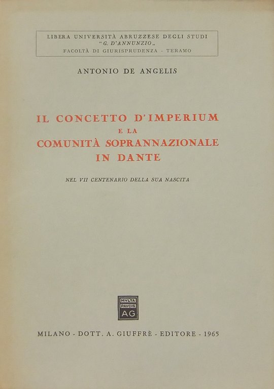 Il concetto d'imperium e la comunità soprannazionale in Dante nel … | Immagine Gallery 2