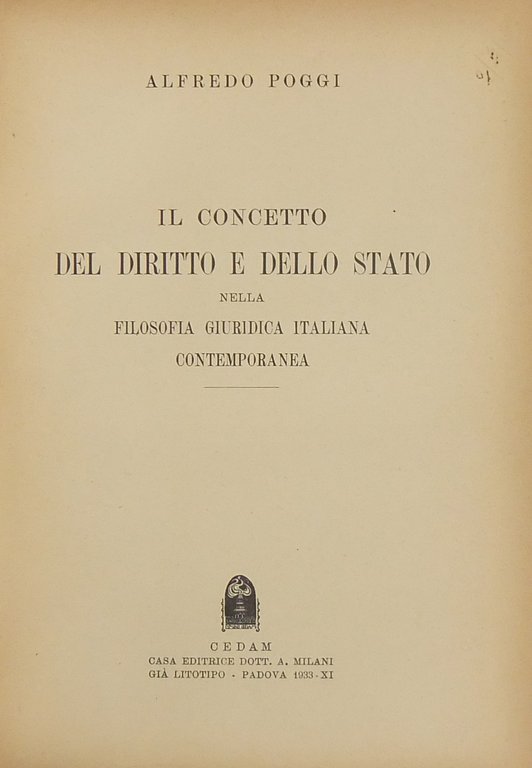 Il concetto del diritto e dello Stato nella filosofia giuridica … | Immagine Gallery 2