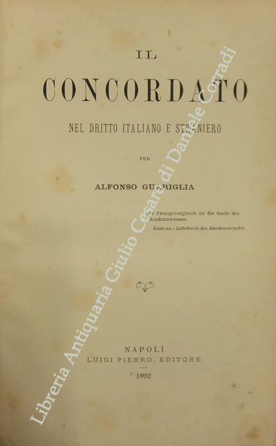 Il concordato nel dritto italiano e straniero | Immagine Gallery 2