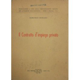 Il contratto d'impiego privato