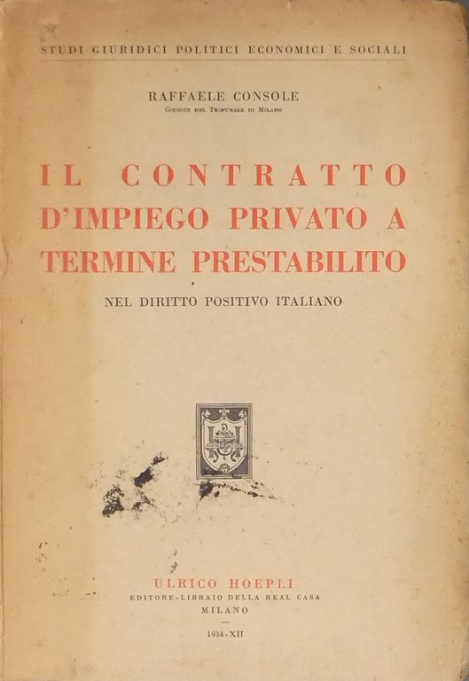 Il contratto d'impiego privato a termine prestabilito nel diritto positivo … | Immagine Gallery 2