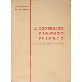 Il contratto d'impiego privato. (Commento alla legge e 1000 massime …