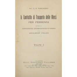 Il contratto di trasporto delle merci per ferrovie secondo la …