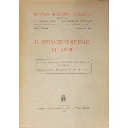 Il contratto individuale di lavoro. Contratto individuale di lavoro (Riva …