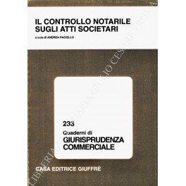 Il controllo notarile sugli atti societari