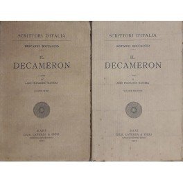 Il Decameron. A cura di Aldo Francesco Massera