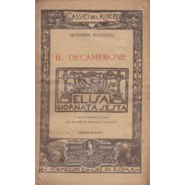 Il Decamerone. Elisa. Giornata sesta. A cura di Ettore Cozzani. …